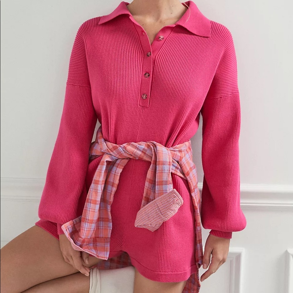 Anthropologie Knit Romper Saturday Sunday